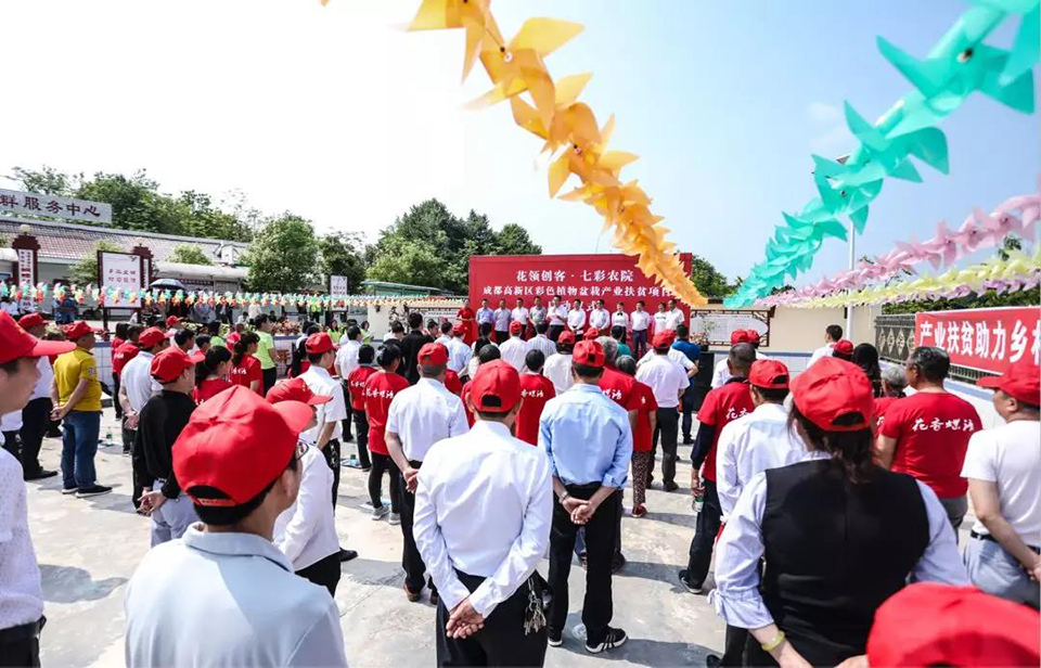 聚焦七彩│“花领学院”起航成都高新区 盆栽产业助推乡村振兴