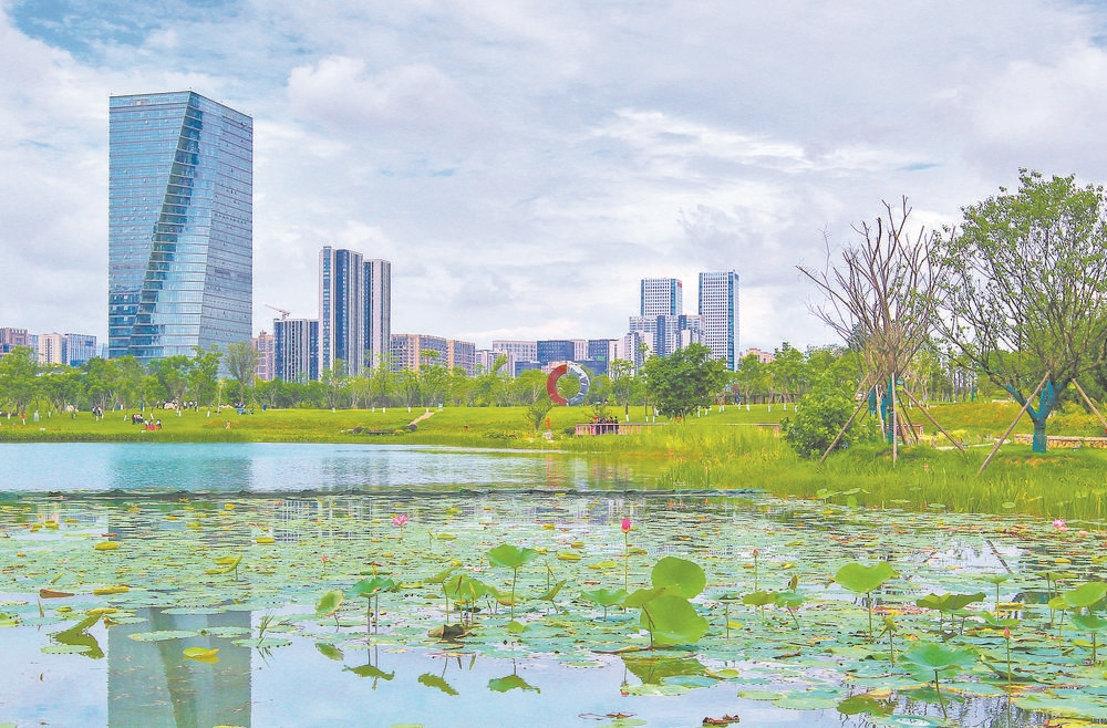 四川天府新区打造人城境业高度融合的公园城市